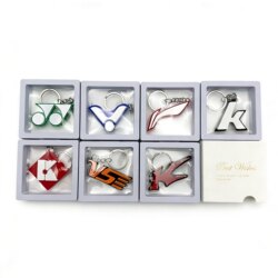 Green Factory Badminton Racket Logo Pendant Popular Badminton Accessories Yy Racket Logo Keychain Pendant