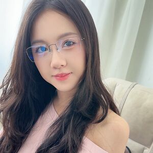 
Pure titanium myopia glasses for men with half frame for big face, with prescription and no leg cover, one leg, gold wire, business eye frame 1515