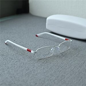 
Ultra-light white women's glasses full frame men's fashionable young small face myopia glasses frame full white frame men's and women's frames