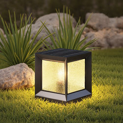 Solar Outdoor Lawn Lamp for Home Courtyard, Villa, Garden Decoration, Outdoor Waterproof Ground Lamp, Lighting Atmosphere Lamp