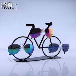 Creative Model Acrylic Glasses Display Ranger Meic Moisturizer Window Display Display Straight Bicycles Glasses Shop