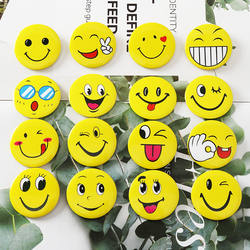 Multi-Color Round Smiley Face Pin Badge, Smile Service Badge, Catering Staff Badge, Cartoon Badge, Personalized Badge, Name Tag