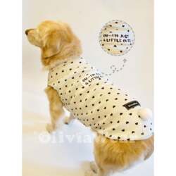 Cute Rabbit Tail New Product Olivia Clothing Original Golden Retriever Large Dog Vest Pet Cotton Coat