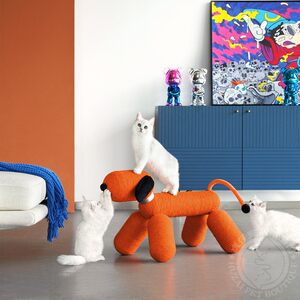 
Feli Giraffe Balloon Dog Turtle Cat Climbing Frame Cat Scratching Board Cat Pillar Pet Supplies Toy Home Decoration