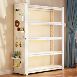 Bookshelf Storage Rack Floor-Standing Multi-Layer Storage Rack Shelf Children's Steel Bookcase Home Integrated Wall-Mounted Storage Shelf