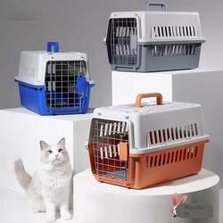 Portable Travel Crate for Cats, Pet Transport Crate for Dogs, Car-Mounted Dog Cage, Small and Medium-Sized Dog Travel Crate