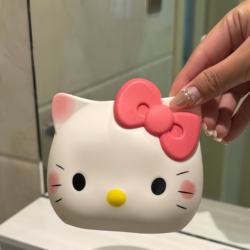 Cartoon Cute Kitty Cat Storage Pen Holder Multi-Functional Dormitory Makeup Brush Storage Holder with High Aesthetic Value