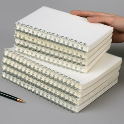 A5 Spiral Notebook, High-Quality Notebook for Middle and High School Students, Thick Lined Notepad, Diary, Simple Grid Notebook, B5 Large Notepad