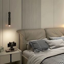 Nordic personality creative cafe restaurant bar spotlight small chandelier staircase modern minimalist bedroom bedside chandelier