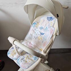 Stroller mat ice baby stroller safety seat mat children's dining chair ice beads cool summer universal