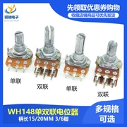 Chiết áp đơn/đôi WH148 B 1K/5K/10K/20K/50K/100K/500K/1M có thể điều chỉnh