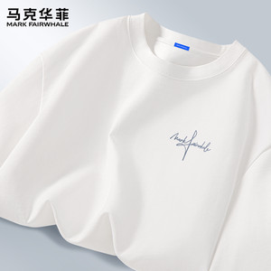 
Mark Huafei pure cotton t-shirt men's long-sleeved spring and autumn round neck top men's 2026 new loose men's clothes