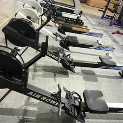 C2 Wind Resistance Rowing Machine Foldable Fitness Equipment for Home and Commercial Use with Intelligent Resistance Adjustment and Silent Operation