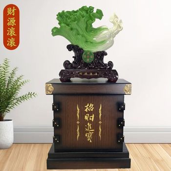 
Landing Lucky Jade Cabbage Ornament Company Living Room Hotel Hotel Opening Decoration Shop T Shop Congratulations Housewarming Gift