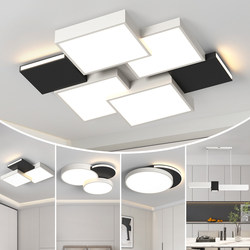 Living Room Main Light 2026 New Model Simple Modern Atmospheric Ceiling Light Black and White Geometric Whole House Zhongshan Lighting Package
