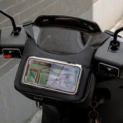 Motorcycle Front Bag for Motorbikes, Electric Scooters, Touch Screen Phone Navigation, Waterproof Outdoor Use