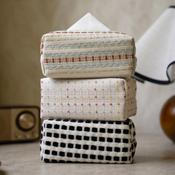 Tissue Box, Tissue Holder, Tissue Cover, Living Room Fabric Tissue Bag, Home Decoration, Nordic Style, ins Household Use