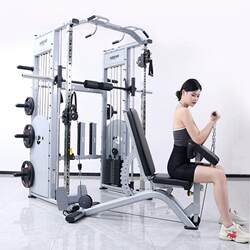 Smith Machine Multi-Functional Integrated Training Device, High-End Commercial and Home-Use Fitness Equipment
