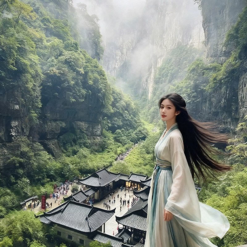 重庆武隆一日游天生三桥天坑地缝仙女山纯玩团包车跟团游旅游