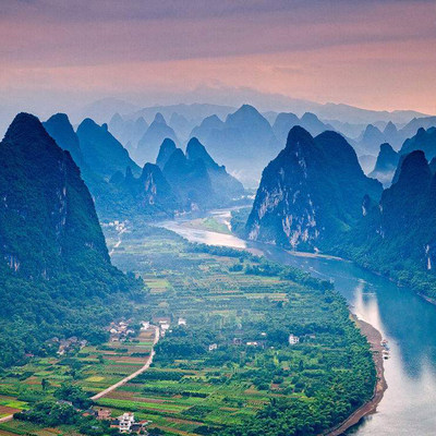 【含高铁票住希尔顿】桂林旅游 桂林阳朔3天2晚纯玩跟团游三日游