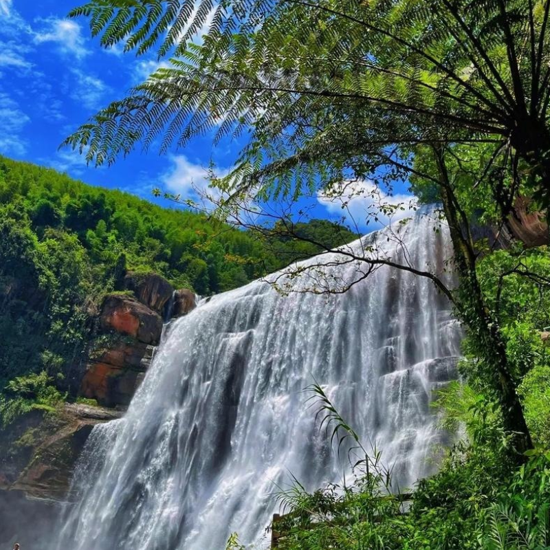 赤水一日游直通车-大瀑布 + 佛光岩,邂逅震撼瀑布与丹霞胜景