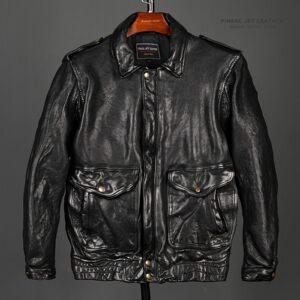 
M-306. Men's retro ready-to-wear washed distressed sheepskin classic lapel loose casual coat jacket leather jacket