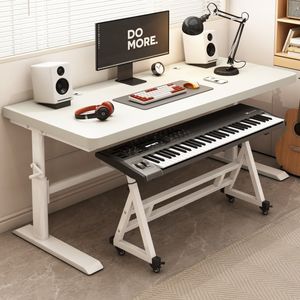 
Solid wood lifting arrangement workbench electronic piano table midi keyboard guzheng synthesizer music production lifting table