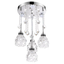 Restaurant bedroom chandelier, warm and romantic dining table lamp, living room lamp, atmospheric crystal ceiling style modern simple bar lamp