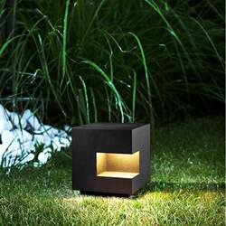 Solar lights, lawn lights, LED Nordic modern simple courtyard lights, garden lights, solar low column lamps, headlights