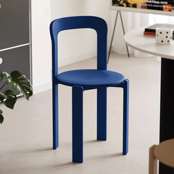 Minimalist Style Plastic Chair for Home Use, Thickened Backrest Chair with a Light Luxury and High-End Feel, Creative Rey Chair, Dopamine Leisure Chair