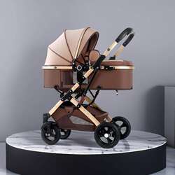 Bebebus Baby Stroller and Bed Dual-Use All-In-One 2025 New Model Multifunctional Stroller for Ages 0 to 6, Foldable with Four Wheels