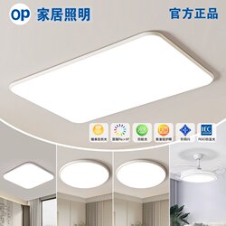 Op Lighting Led Rectangular Living Room Ceiling Light New Simple Modern Super Bright Bedroom Light Whole House Package Lighting Fixtures