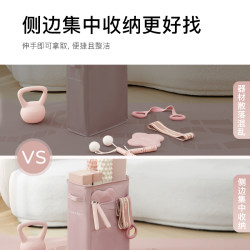 Yoga mat storage basket fitness tools sports equipment storage basket household storage rack clip storage tool fabric art