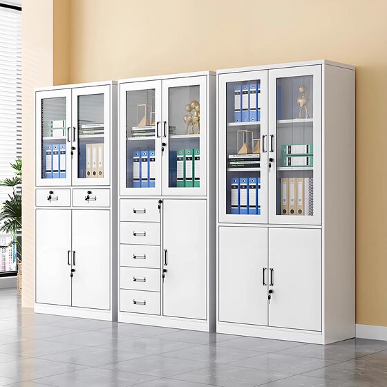 
Office metal file cabinet file information cabinet financial voucher cabinet drawer low cabinet with lock locker bookcase