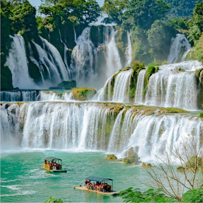 广西南宁崇左德天瀑布大新明仕田园长留山居度假酒店自由行套餐