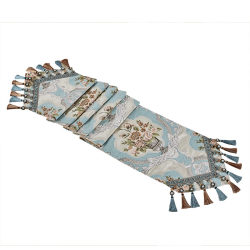 European table flag, high-end luxury bed flag, table decoration cloth, TV cabinet flag, tea table towel, long tablecloth, Chinese style dinner flag