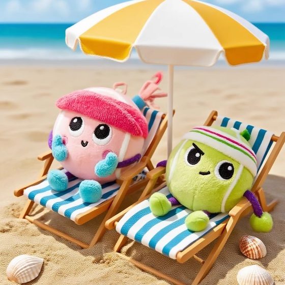 
[TossClub Stubborn Tennis] Popular Original Personalized Plush Pendant Tennis Peripheral Gift Creative Doll