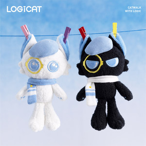 
LOGICAT Cat Pendant Plush Doll Doll Bag Key Couple Trendy Toy Pendant Gift Cartoon Accessory