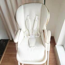 Hagaday Hakada baby high chair cushion, seat cover, Pu leather case, safety belt, Kaman Baby