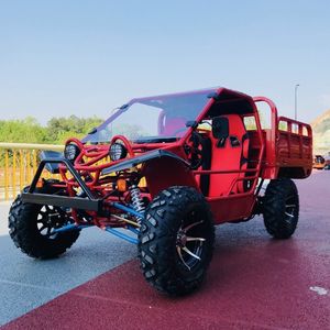 Factory direct selling four -wheeled off -road karty farmer car with bucket cargo, agricultural vehicle all -terrain UTV beach motorcycle
