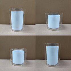 Complete collection of lighting accessories, double-layer glass lampshade, living room chandelier, E27 screw socket, glossy DIY old lamp replacement with new shell cover