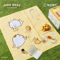 A Bit Mischievous Jokebear Series Crossbody Bag Picnic Mat Outdoor Camping Mat