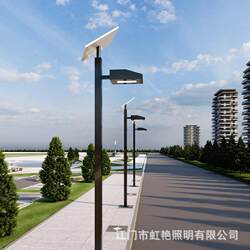 Garden light solar outdoor high pole light modern simple community park school square parking lot lighting street light