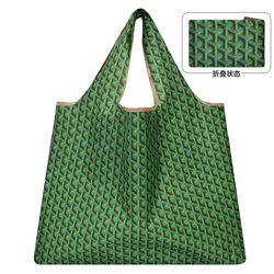 Large Korean Island-Style Popular Lightweight Portable Foldable Supermarket Shopping Bag Grocery Bag Eco-Friendly Waterproof Tote Bag