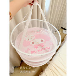 Original Xiaomei's Double-Layer Foldable Flat Drying Basket for Home Use, Dormitory Socks and Underwear Drying Net, Sweater Drying Gadget