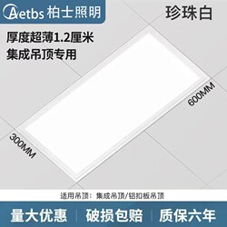 300X600 Integrated Ceiling Light Led Kitchen and Bathroom Light 30X60 Kitchen Light Aluminum Ceiling Panel Embedded Ultra-Thin Flat Panel Light