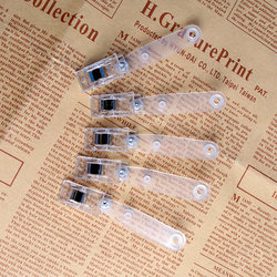 10 Transparent Plastic Badge Holders for Work Ids, Exhibition Badges, Name Tags, and Nurse Badges