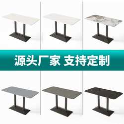School canteen slate dining table bar milk tea shop tables and chairs cafe western restaurant tables and chairs hotel bar table