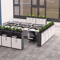 Office Partition Cabinet, Workshop Green Plant Side Cabinet, File Cabinet, Document Cabinet, Storage Wooden Low Cabinet, Long Flower Trough Cabinet
