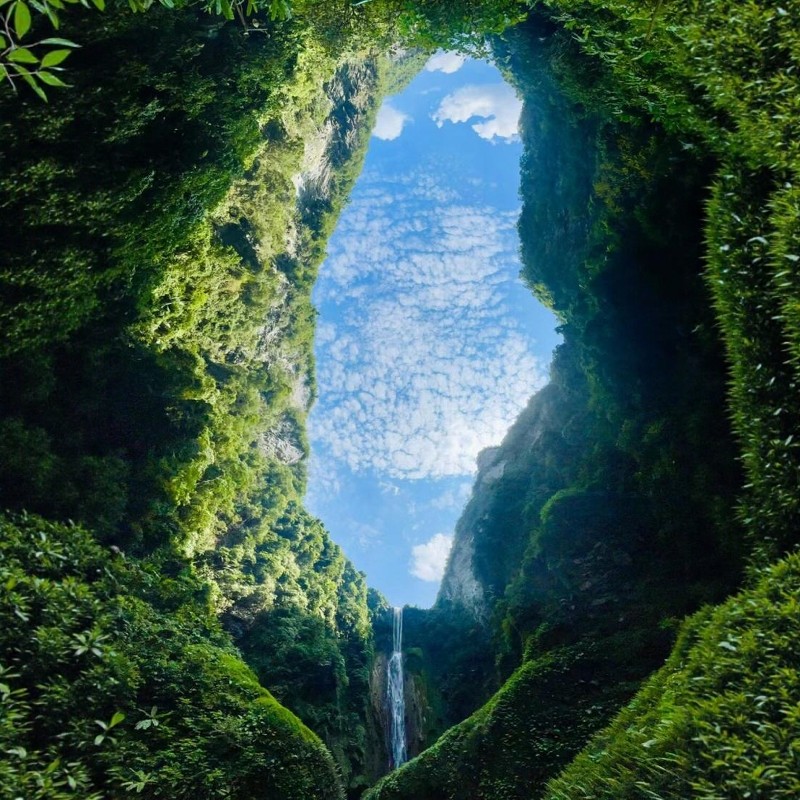 8人小团广西旅游德天瀑布明仕田园通灵大峡谷鹅泉3天2晚纯玩游